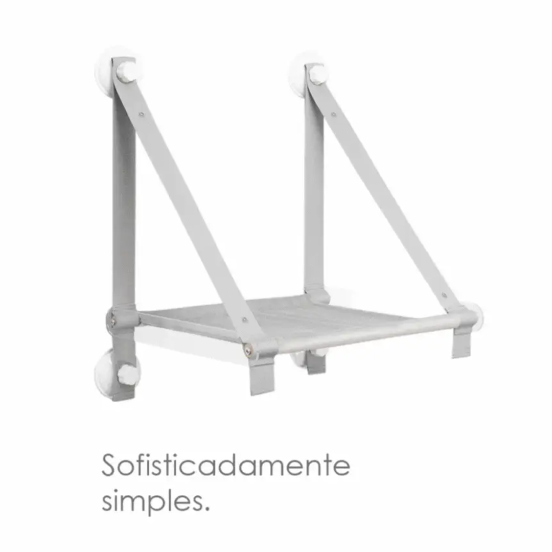 Cama de Janela Loft - Cinza Claro