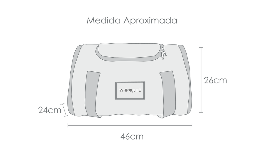 Tabela de medidas do produto