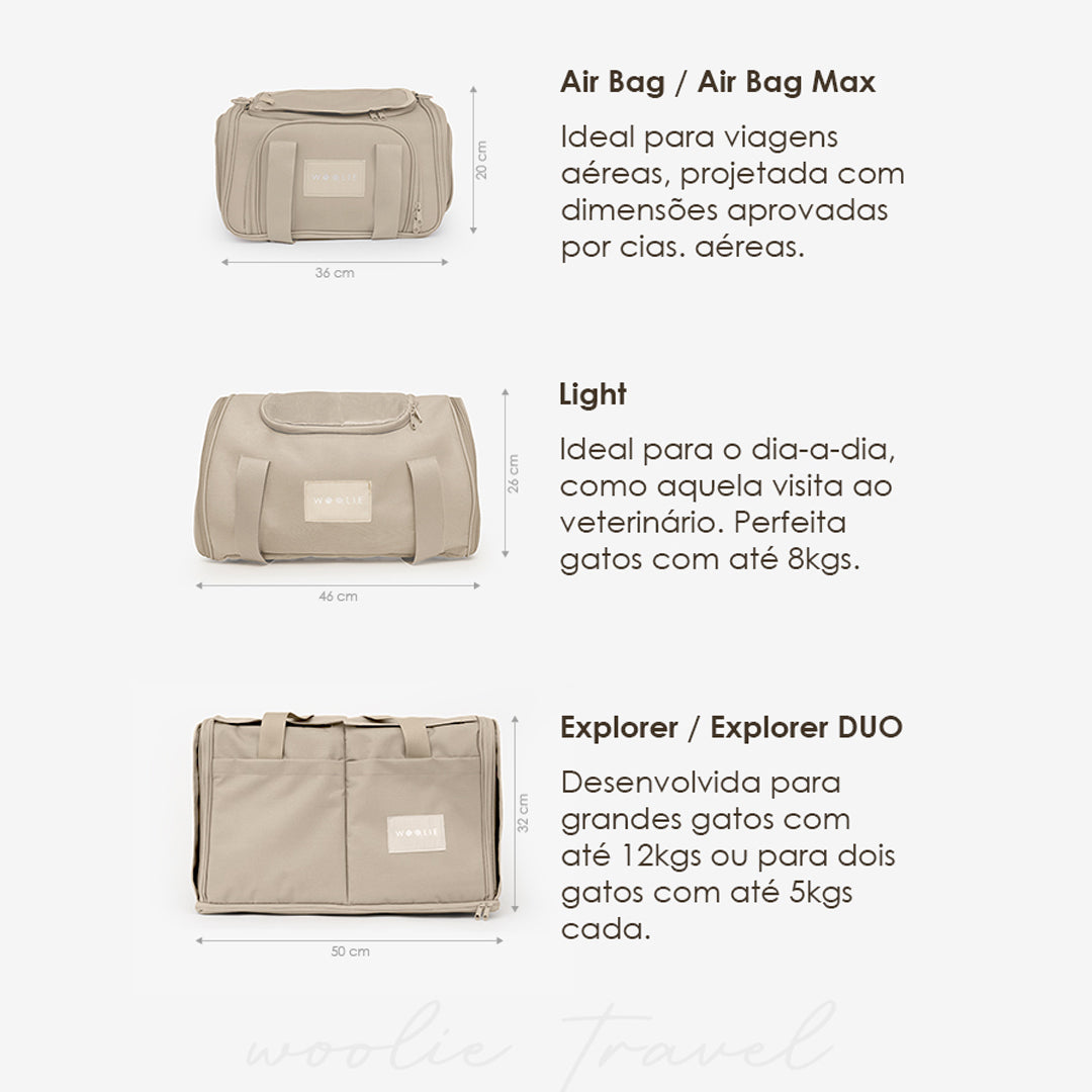Woolie Travel - Bolsa de Transporte Light