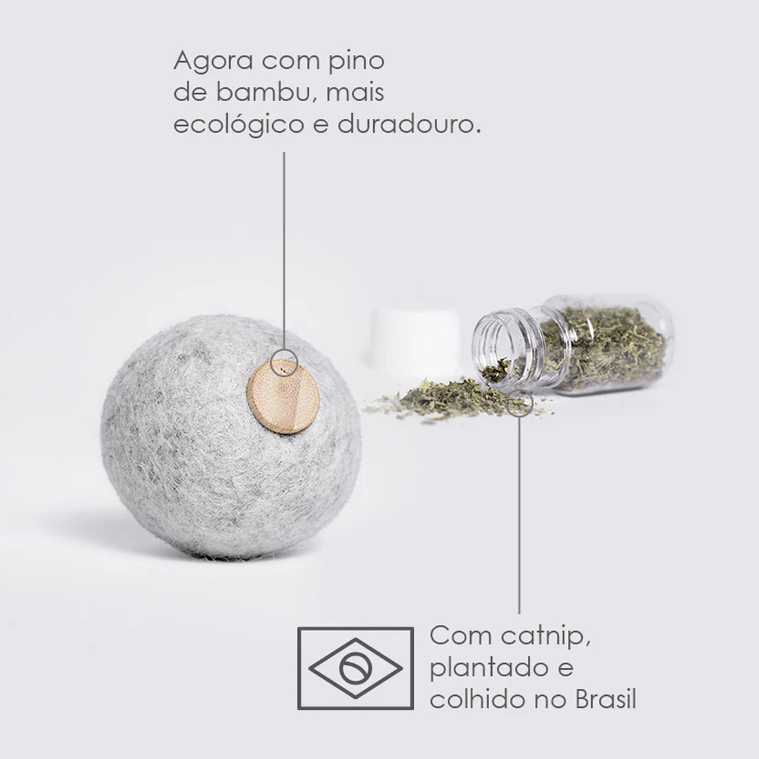Bola de Lã com Catnip