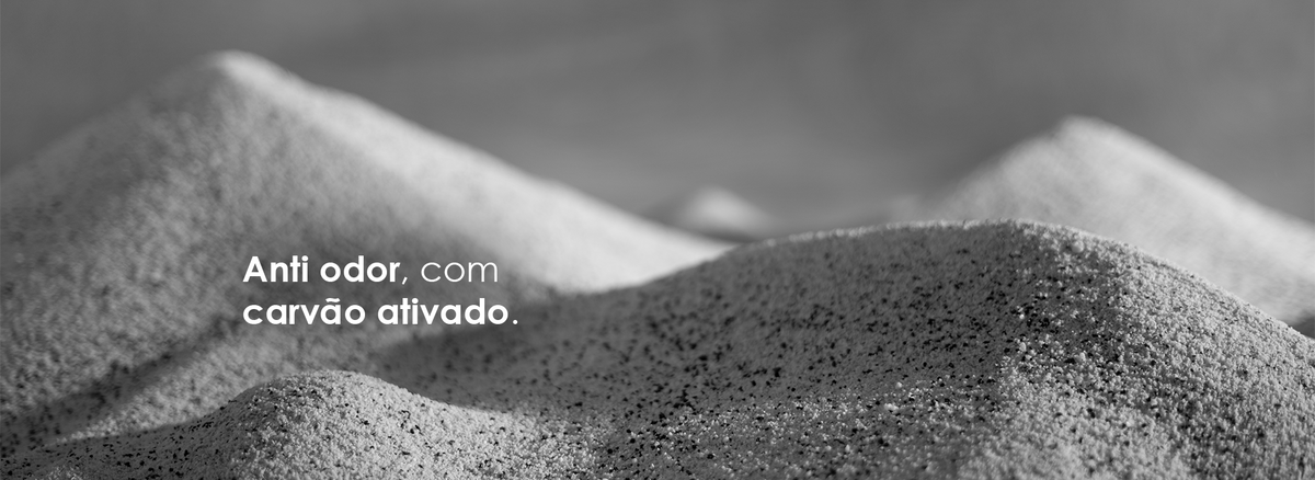 Anti odor, com carvão ativado