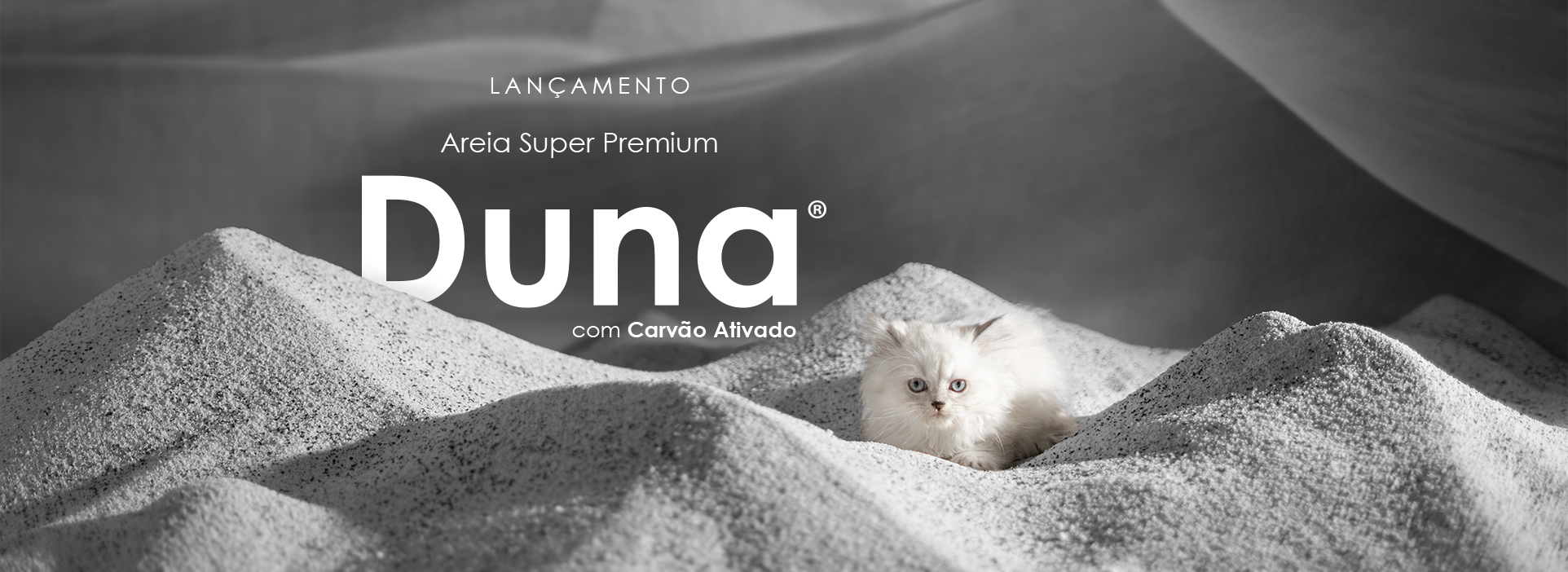 Lançamento: Areia Super Premium Duna com Carvão Ativado