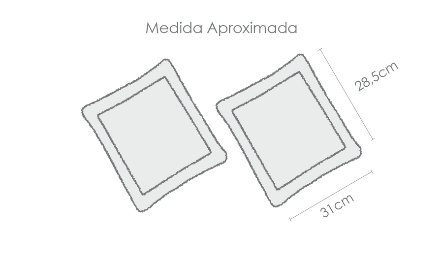 Tabela de medidas do produto