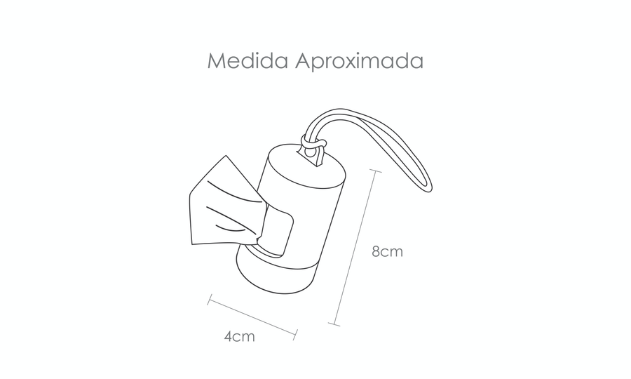 Tabela de medidas do produto