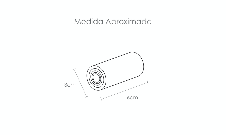 Tabela de medidas do produto