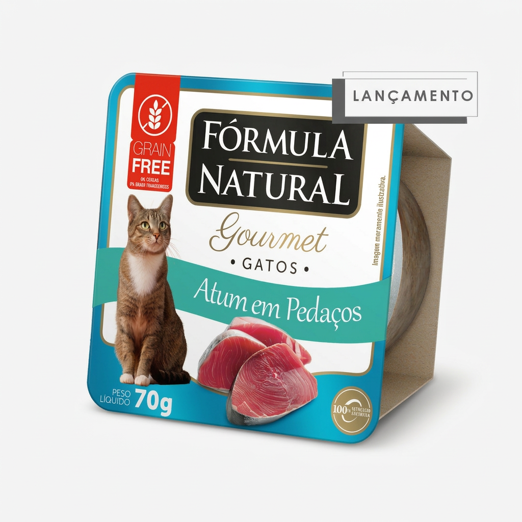 Alimento Úmido para Gato - Gourmet - Fórmula Natural