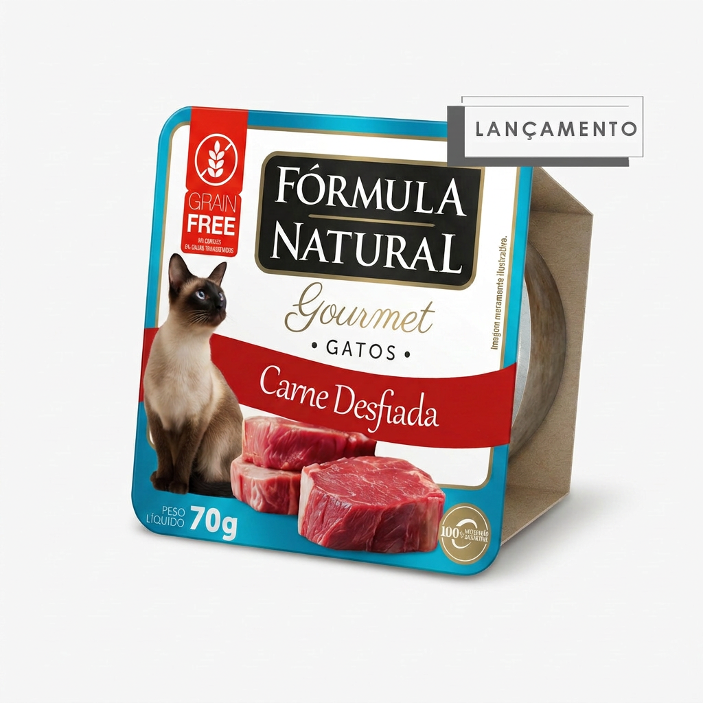 Alimento Úmido para Gato - Gourmet - Fórmula Natural