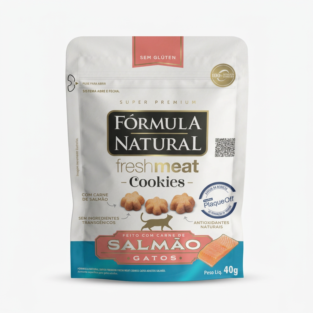 Petisco para Gatos - Fresh Meat Cookies - Fórmula Natural