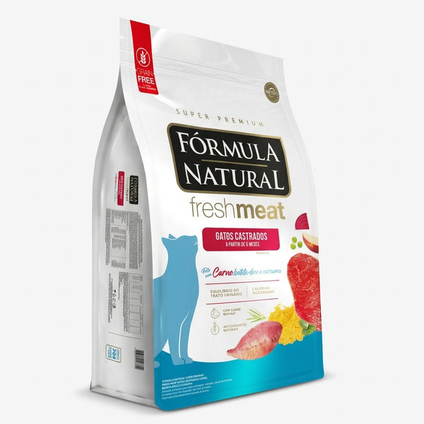 Ração para Gatos Castrados - Fresh Meat - Fórmula Natural
