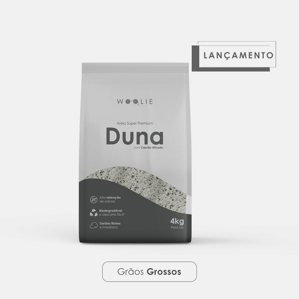 Duna: Areia Higiênica Biodegradável - Grãos Grossos