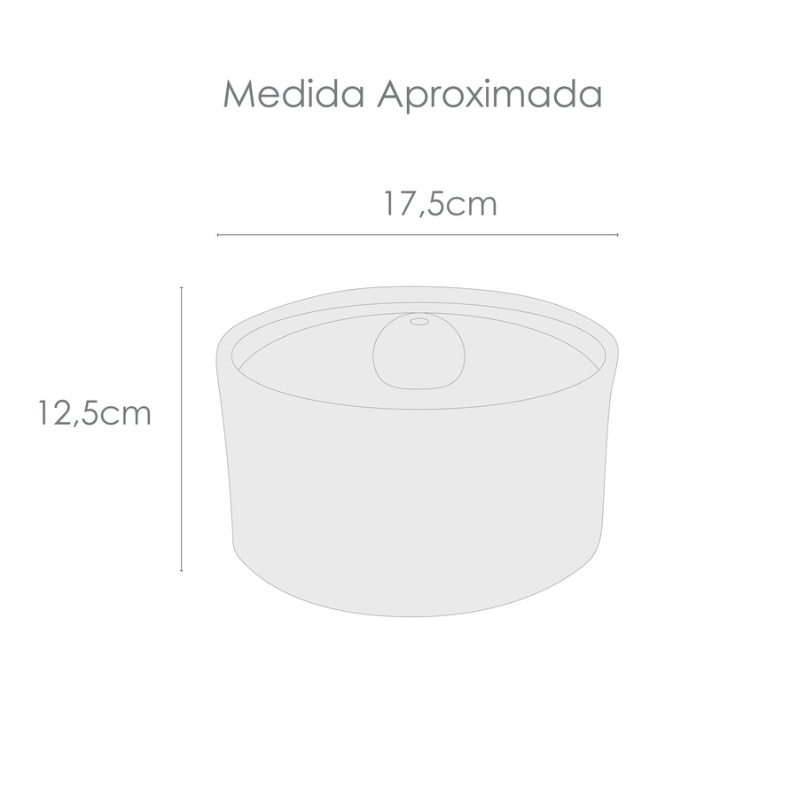 Tabela de medidas do produto
