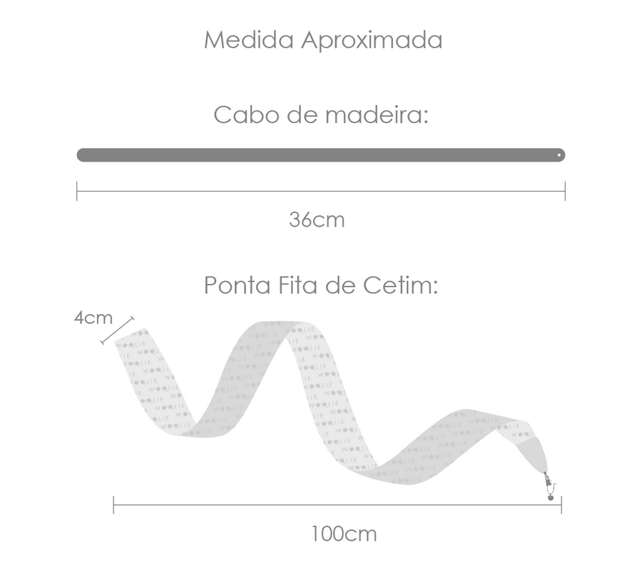 Tabela de medidas do produto