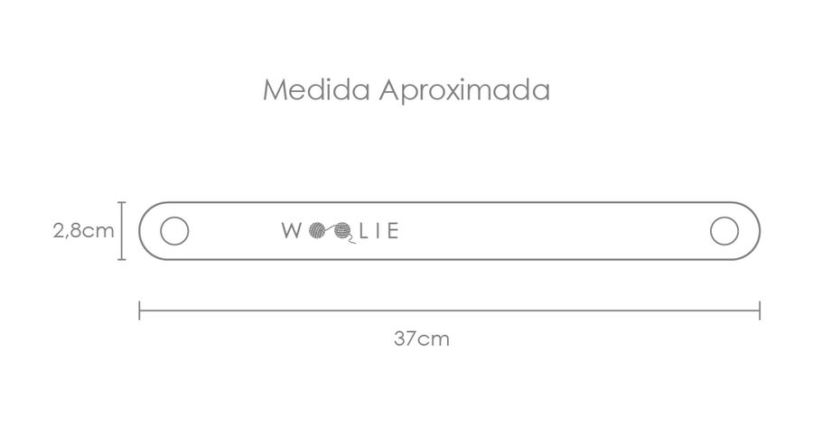 Tabela de medidas do produto