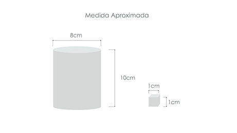 Tabela de medidas do produto