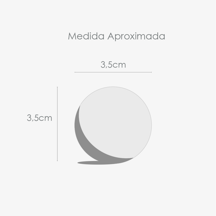 Tabela de medidas do produto
