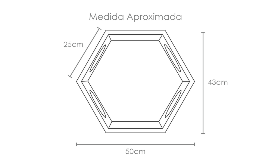 Tabela de medidas do produto