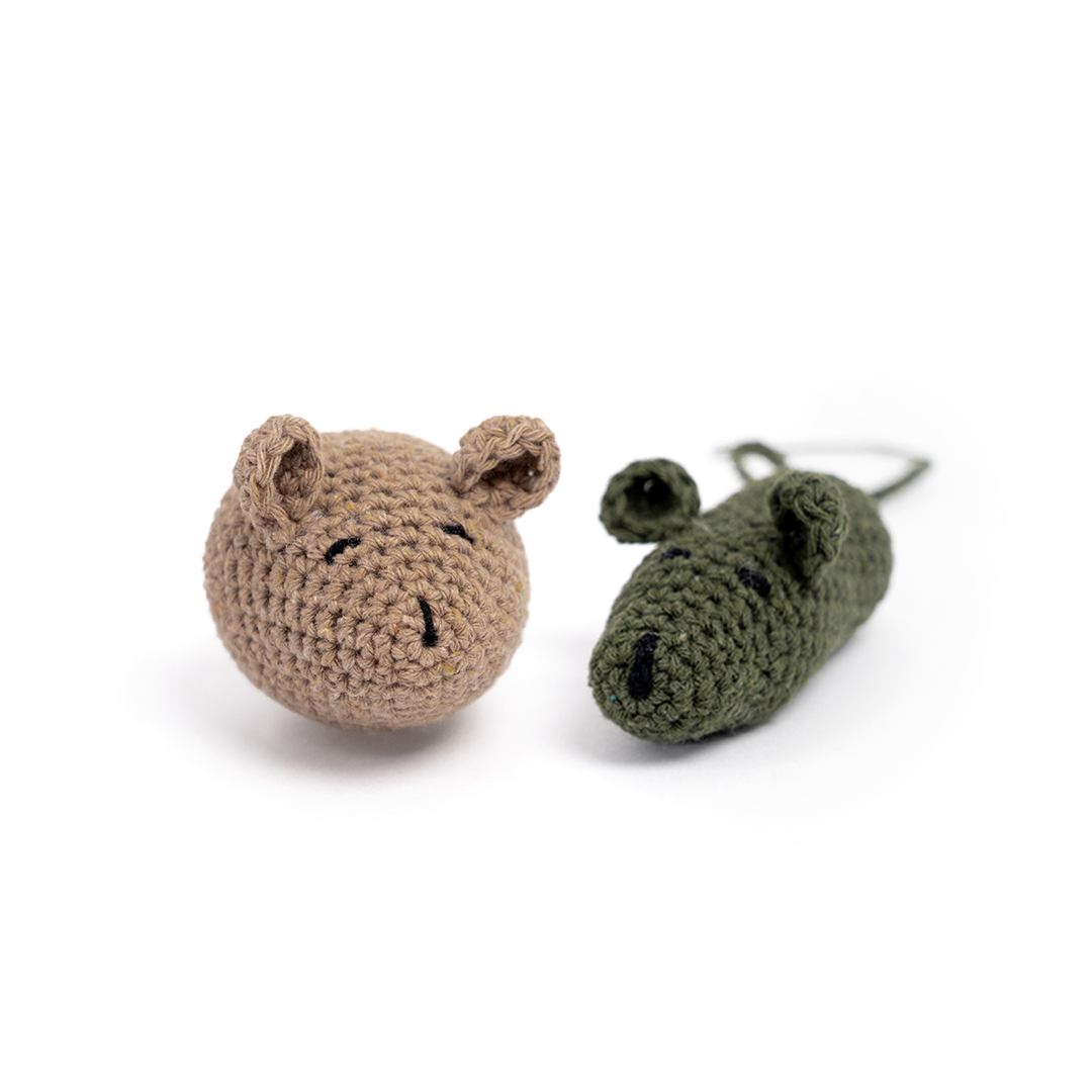 Ratinhos de Crochê com Blend de Catnips Ratoon